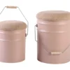 Poef Buckets (Set van 2) Poef Buckets - Zachtbruin