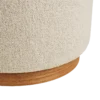 Poef Dawn zand Ø50 cm