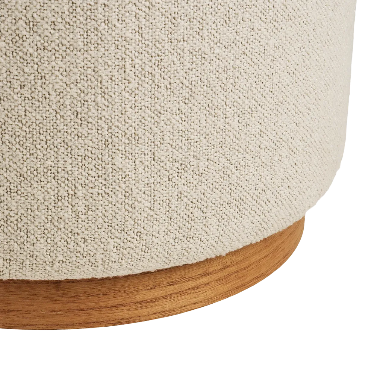 Poef Dawn zand Ø50 cm