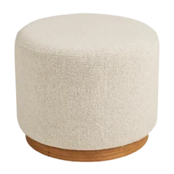 Poef Dawn zand Ø50 cm