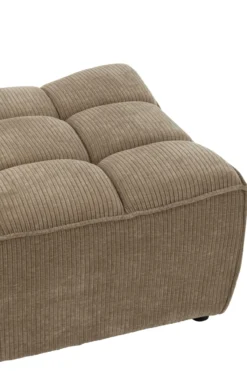 Poef Grid Taupe