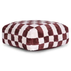 Poef Liam 20 cm bordeaux