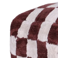 Poef Liam 20 cm bordeaux