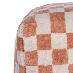 Poef Liam 45cm soft terracotta