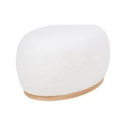 Poef Madelon Bouclé wit