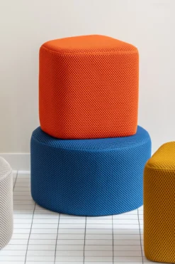 Poef Retro bright orange