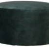 Poef Velvet 60/80 cm Poef Velvet 80 Dusty Blauw