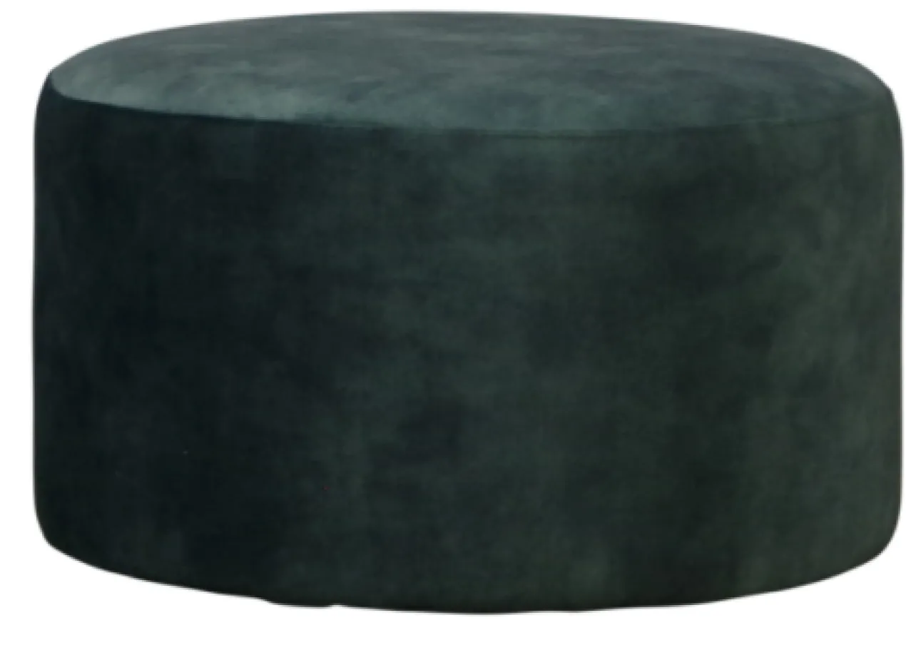 Poef Velvet 60/80 cm Poef Velvet 60 Groen