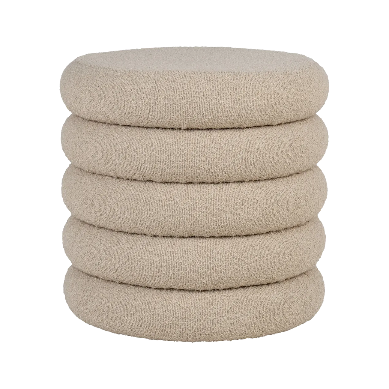 Poef Willemijn Bouclé beige