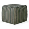 Poef Zahara outdoor blue stripe