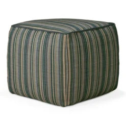 Poef Zahara outdoor blue stripe