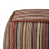 Poef Zahara outdoor terra stripe