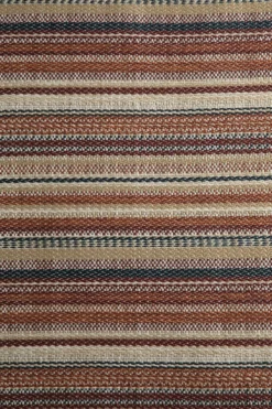 Poef Zahara outdoor terra stripe