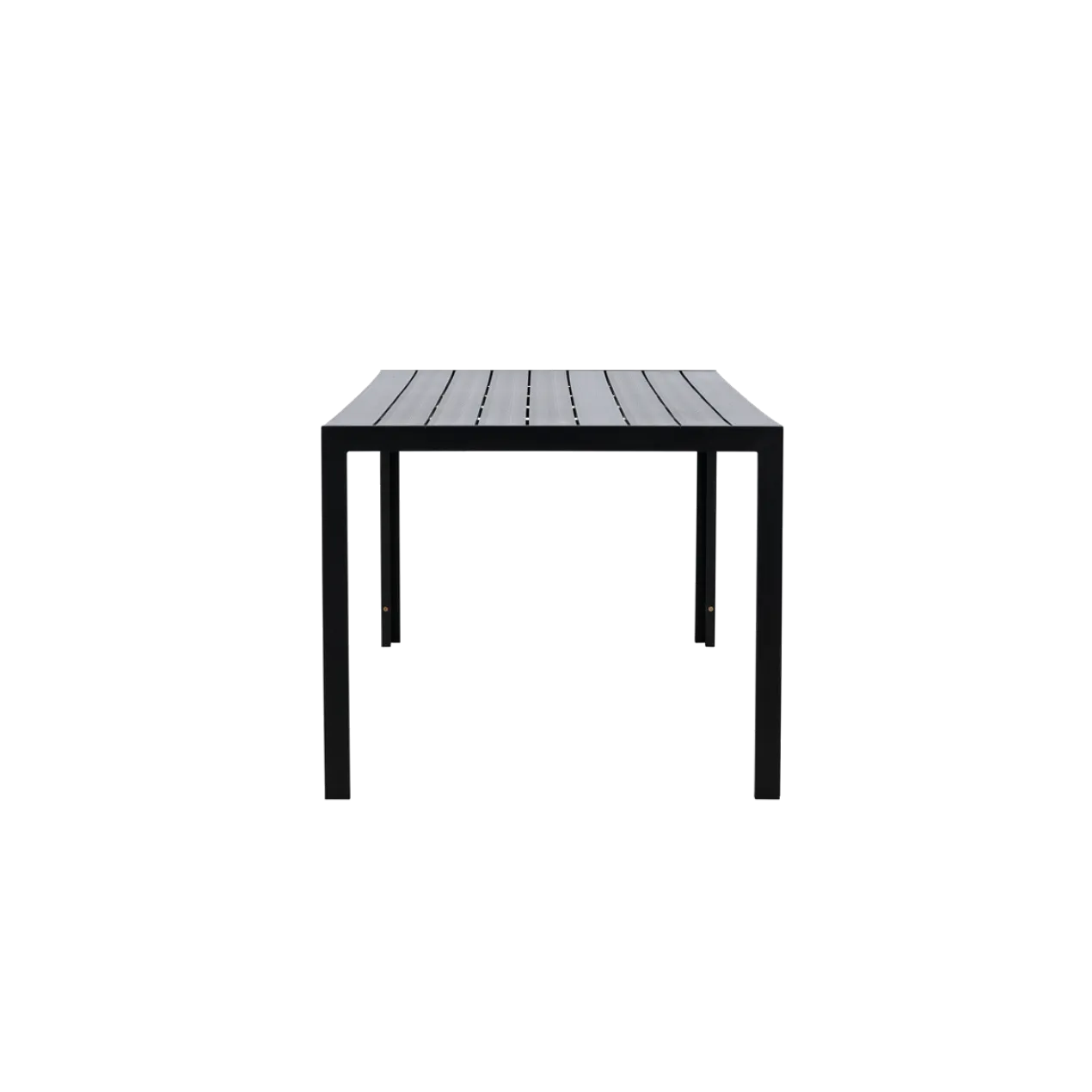 Polywood tuin eettafel Joas zwart - 205 x 90 cm