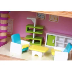 Poppenhuis Blauw XL