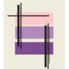 Poster Abstract Lavender 40 x 50 cm