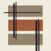 Poster Abstract sand 30 x 40 cm