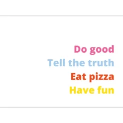Poster A4 Do good