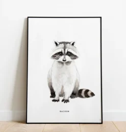 Poster Bintje wasbeer 50x70 cm