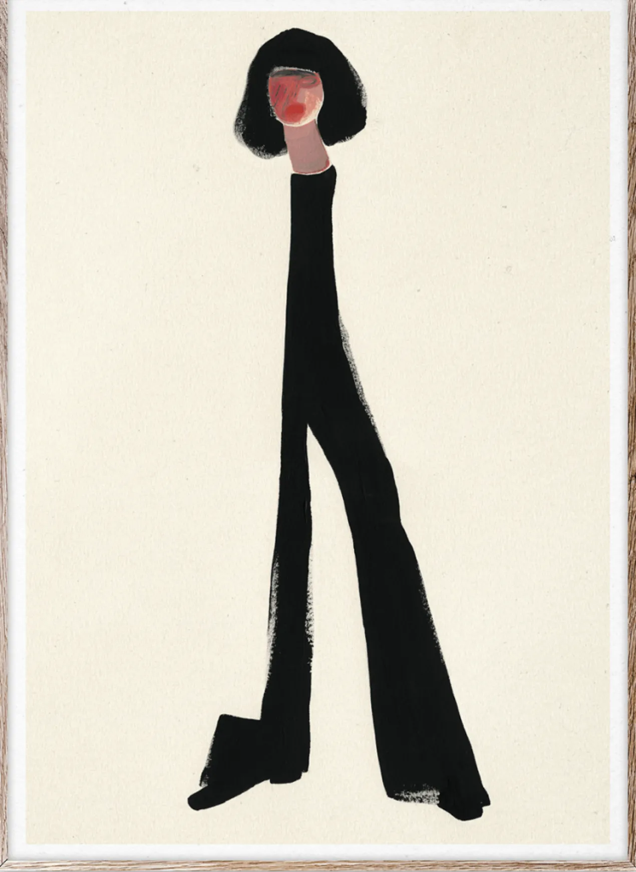 Poster Black Pants 30 x 40 cm