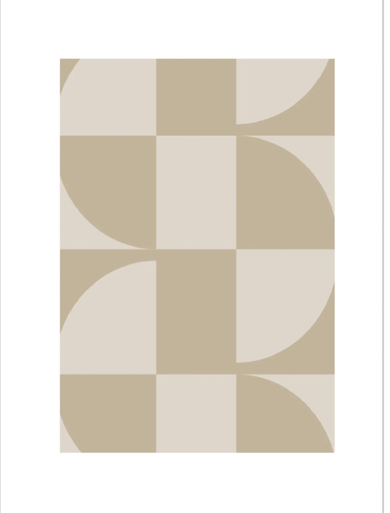Poster Checkers 30 x 40 cm