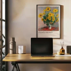 Poster Claude Monet - Zonnebloemen 50x70 cm