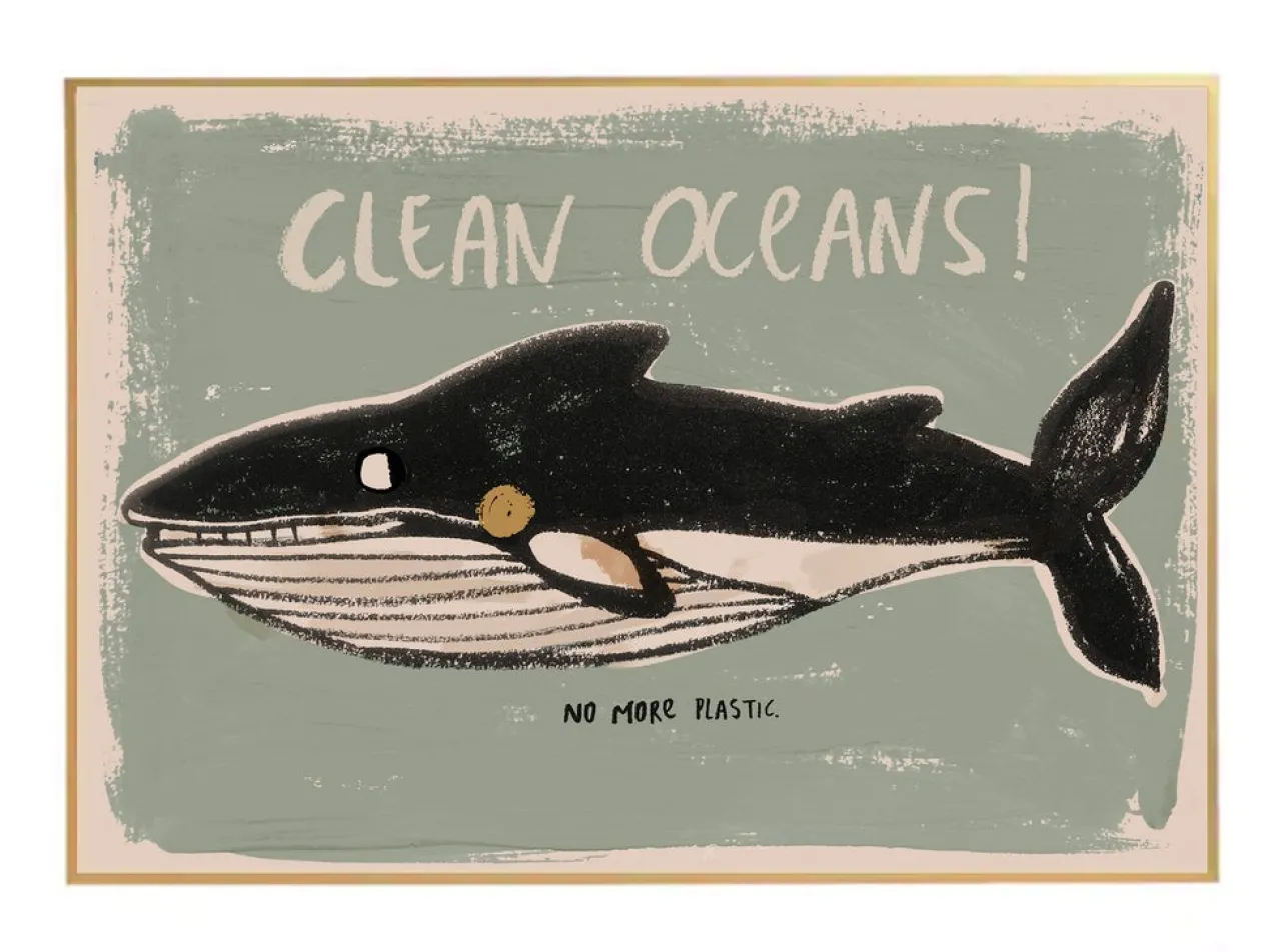 Poster clean oceans