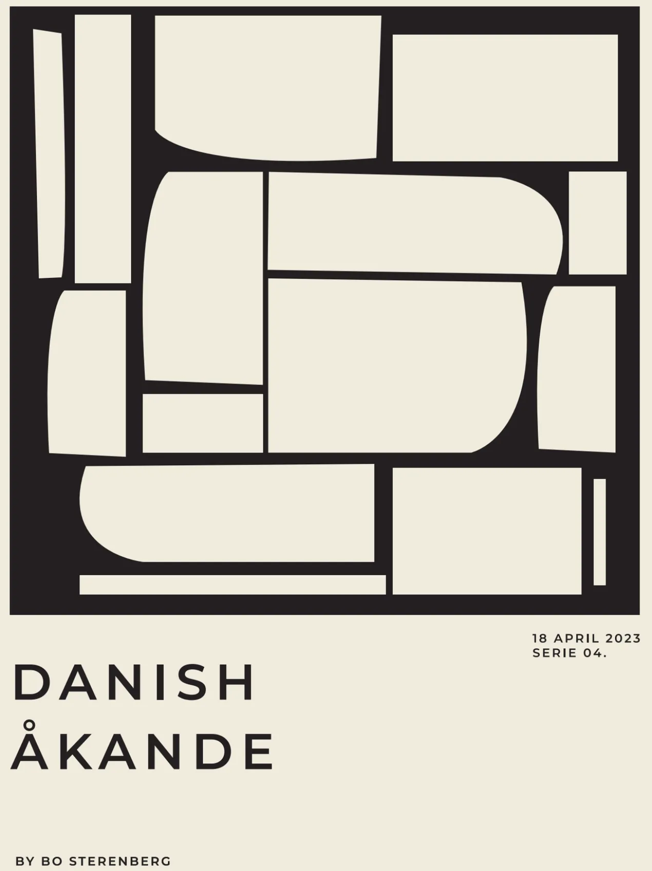 Poster Danish nature 40 x 50 cm