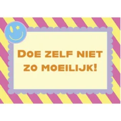 Poster Doe zelf niet zo moeilijk!