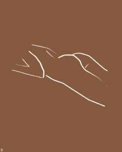 Poster Dreaming Woman 40 x 50 cm