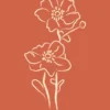 Poster Floral 40 x 50 cm