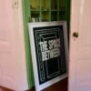Poster Framed between space 87x118 cm