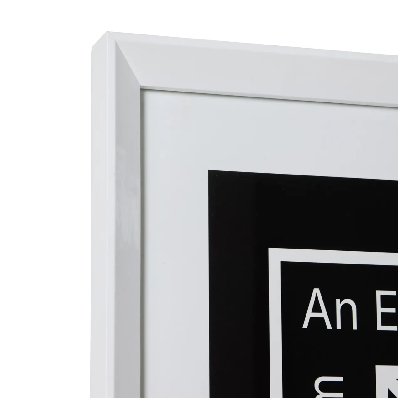 Poster Framed between space 87x118 cm