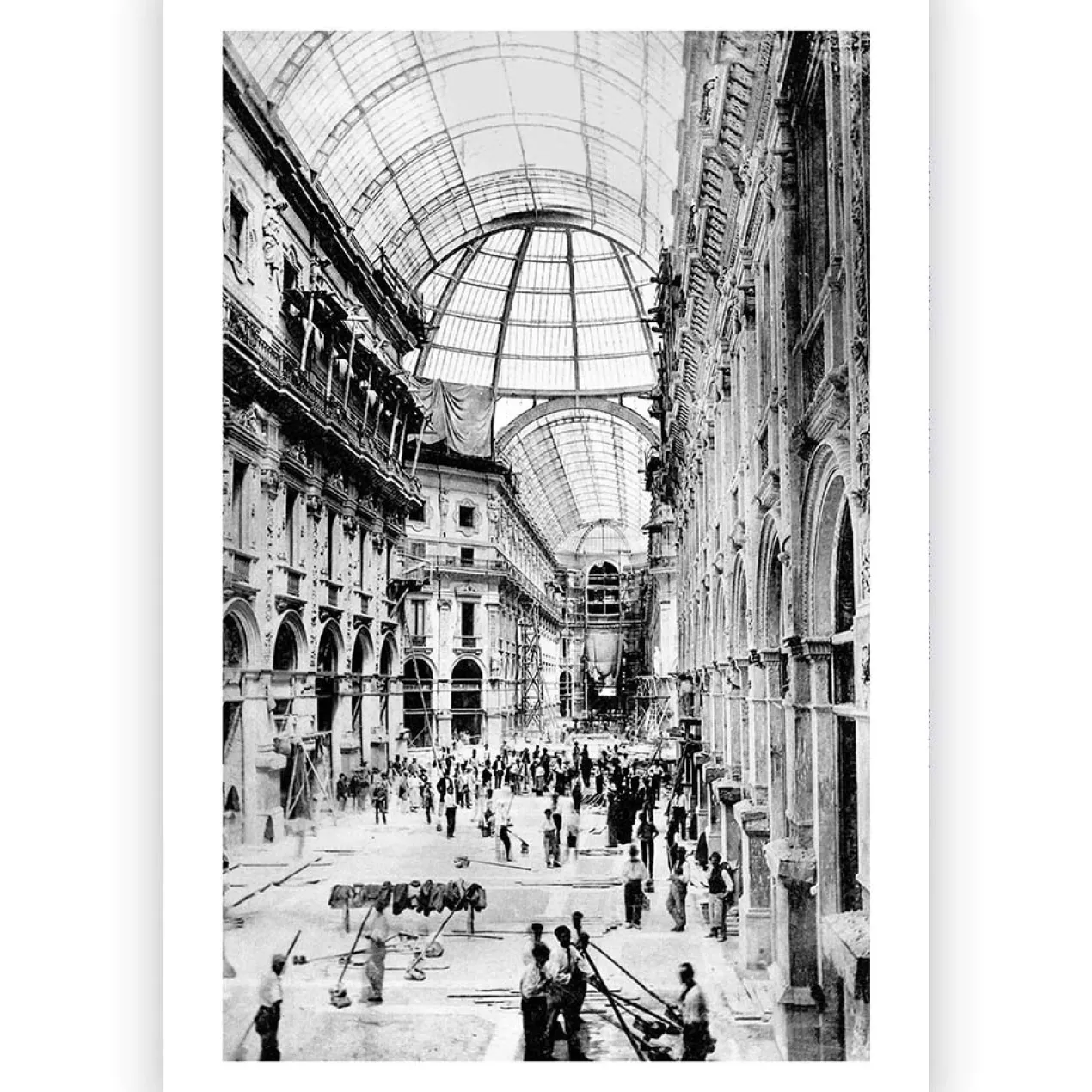 Poster Galleria Vittorio Emanuele 70x100 cm