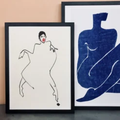 Poster Indigo Nude 40 x 50 cm