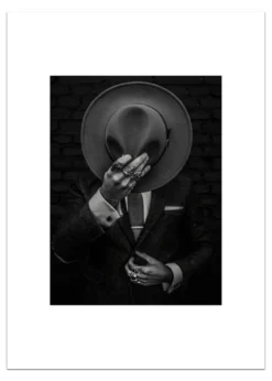 Poster Man met Ringen 30 x 40 cm