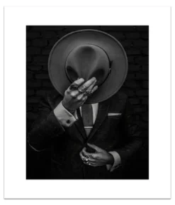 Poster Man met Ringen 40 x 50 cm