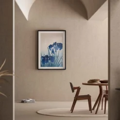 Poster Ohara Koson - Blue Iris 30x45 cm