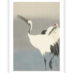 Poster Ohara Koson - Kraanvogel 40x60 cm