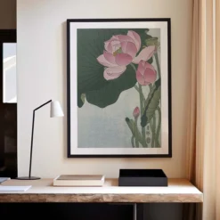 Poster Ohara Koson - Lotus Flower 50x70 cm