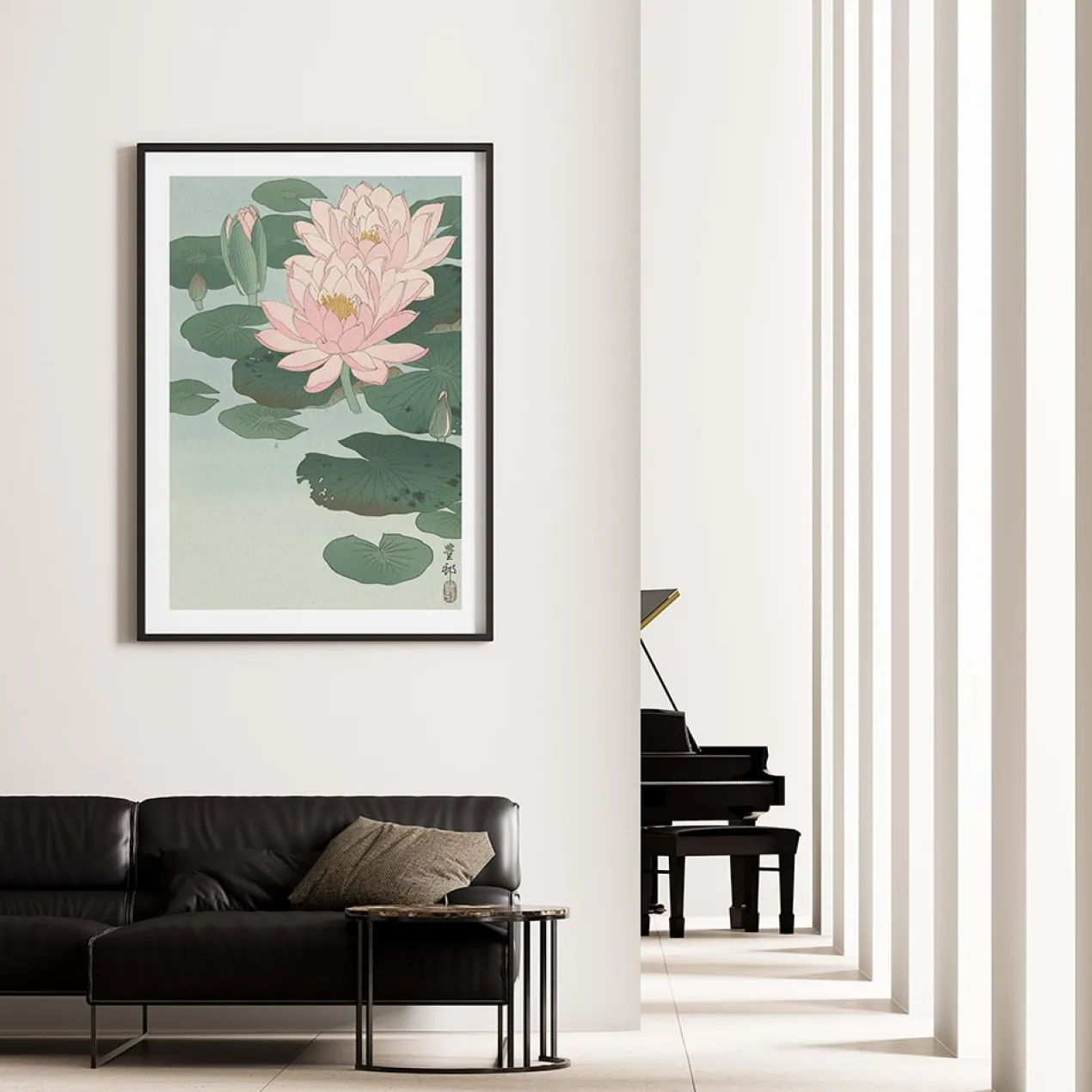 Poster Ohara Koson - Water Lily 70x100 cm