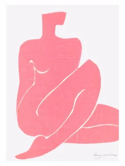 Poster Pink Nude 40 x 50 cm