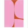 Poster Shapes of Pink 30 x 40 cm