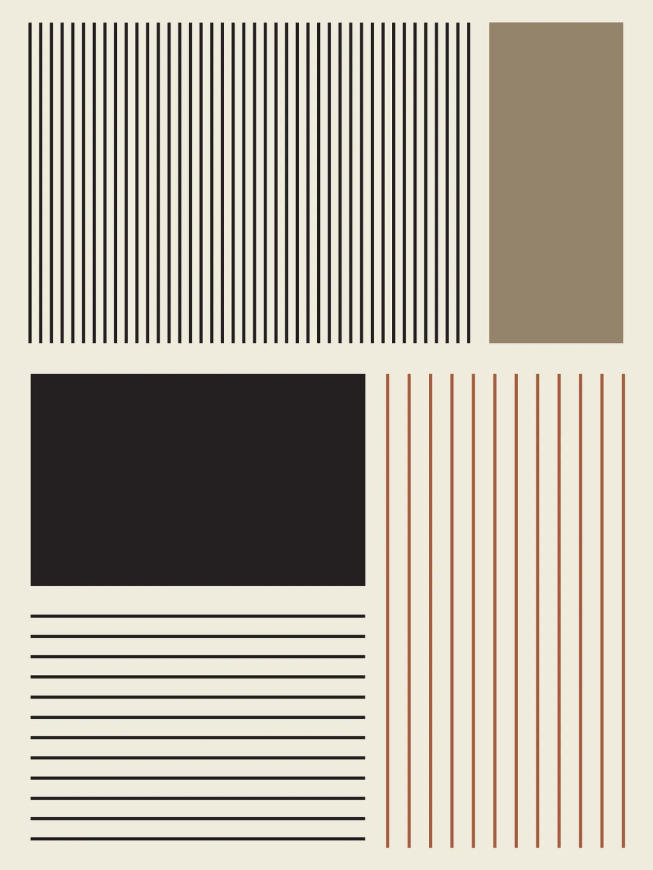 Poster The line 30 x 40 cm