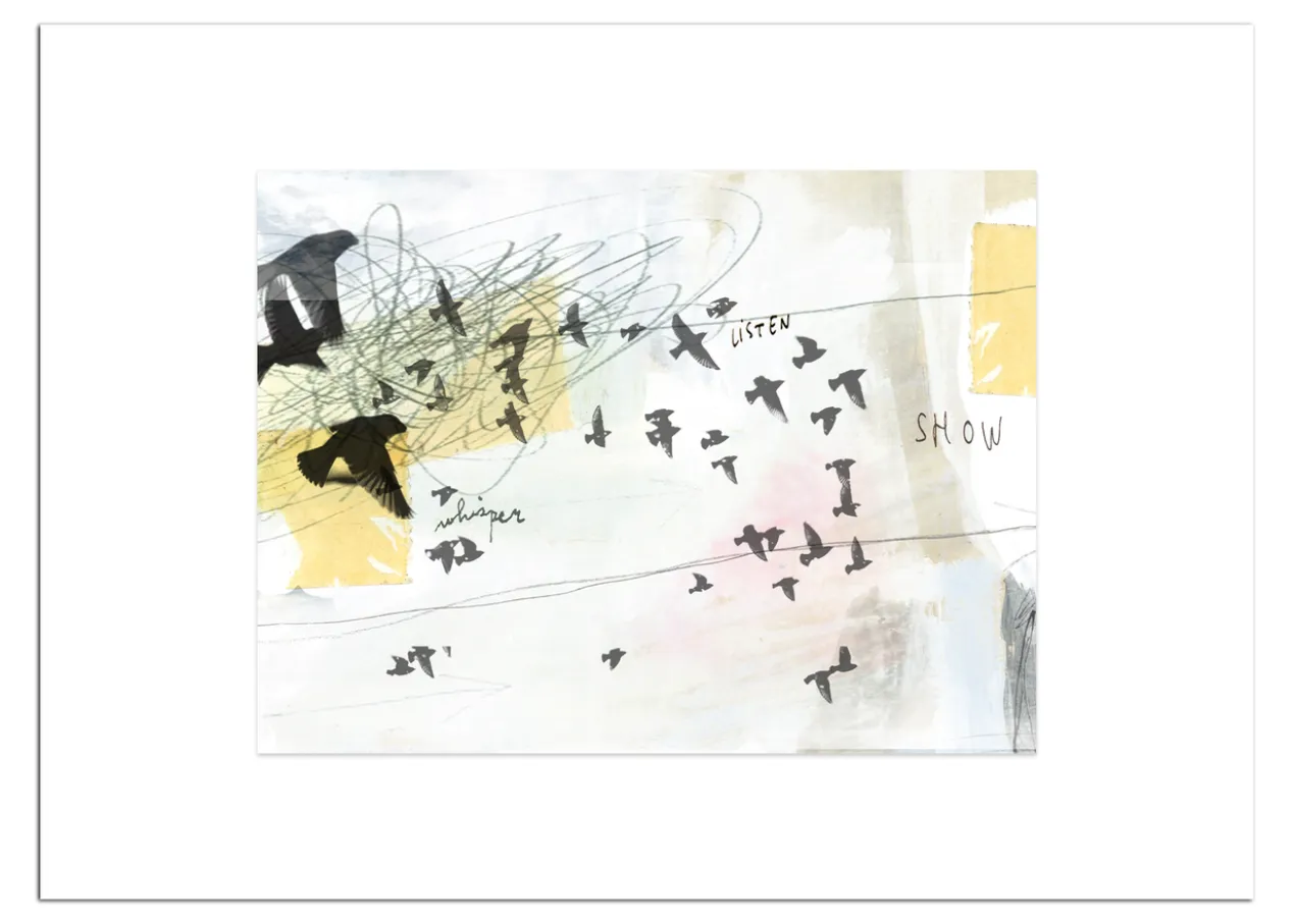 Poster Whisper Listen Show 30 x 40 cm