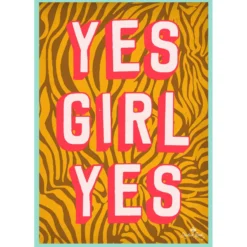 Poster Yes girl yes