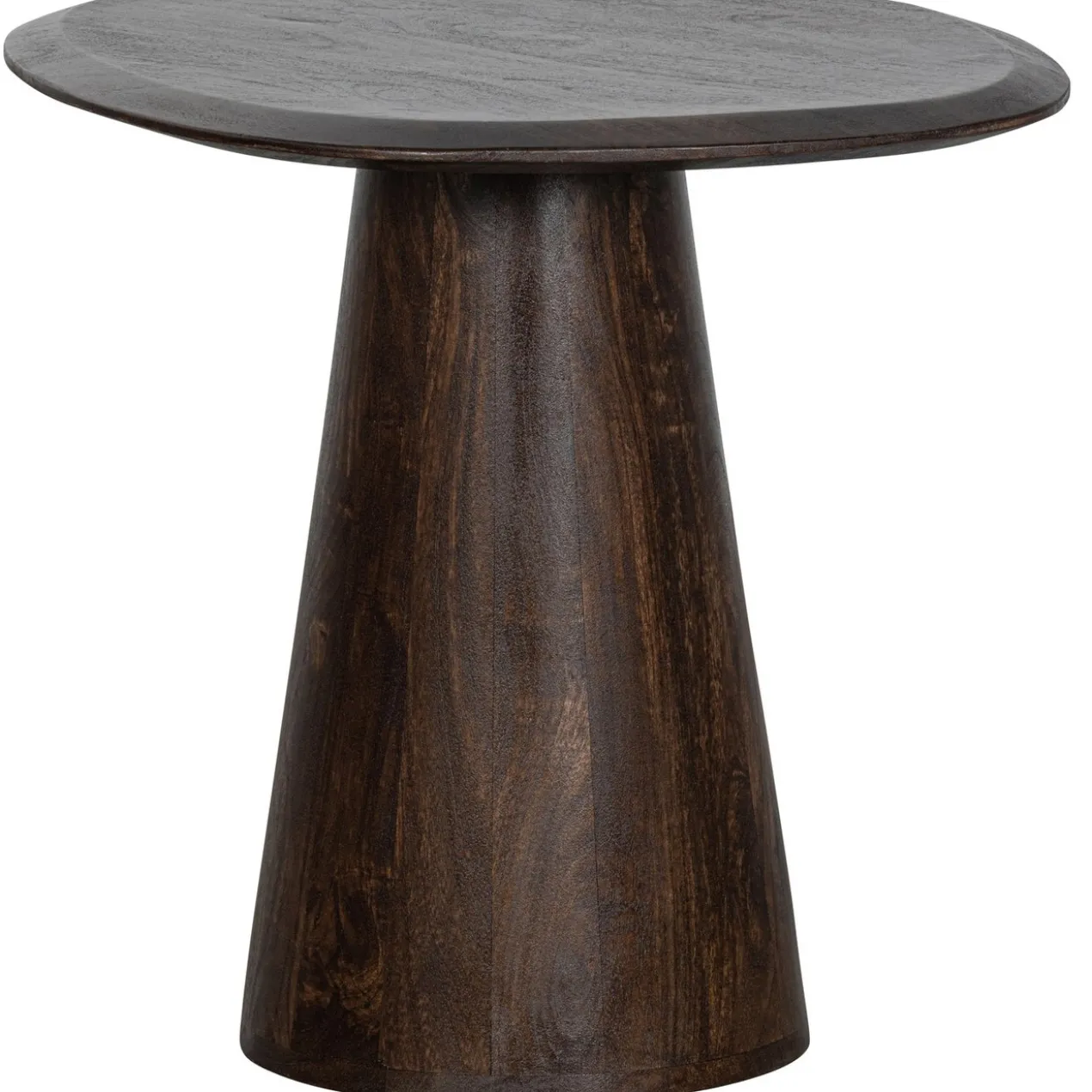 Posture bijzettafel mangohout walnoot