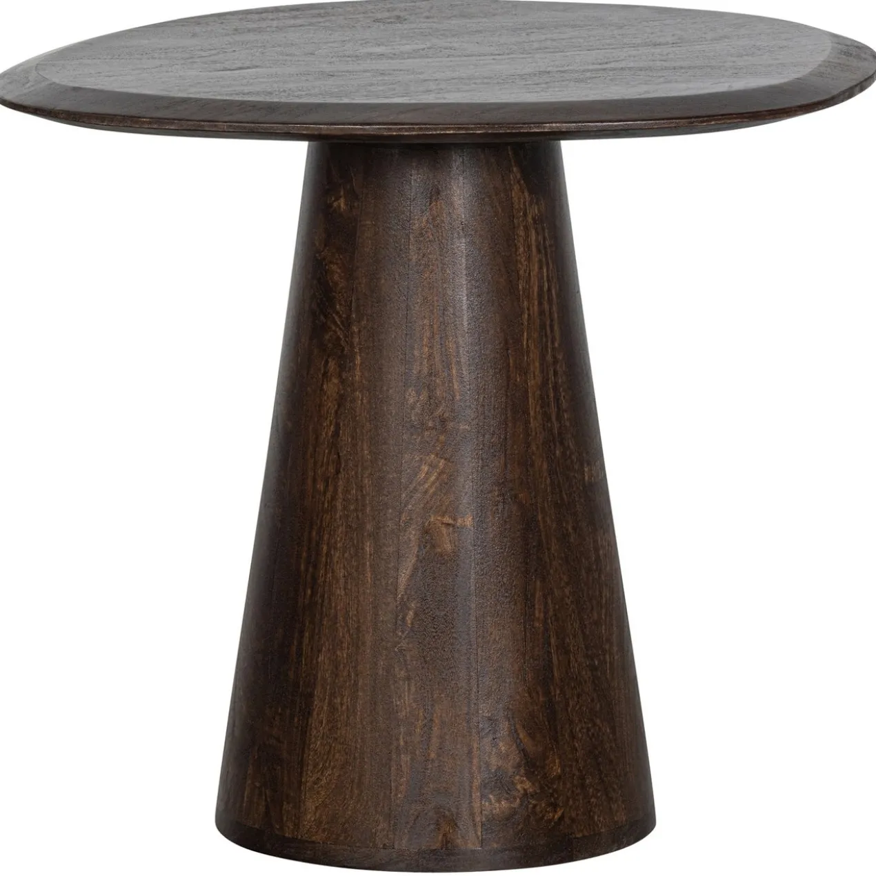 Posture bijzettafel mangohout walnoot