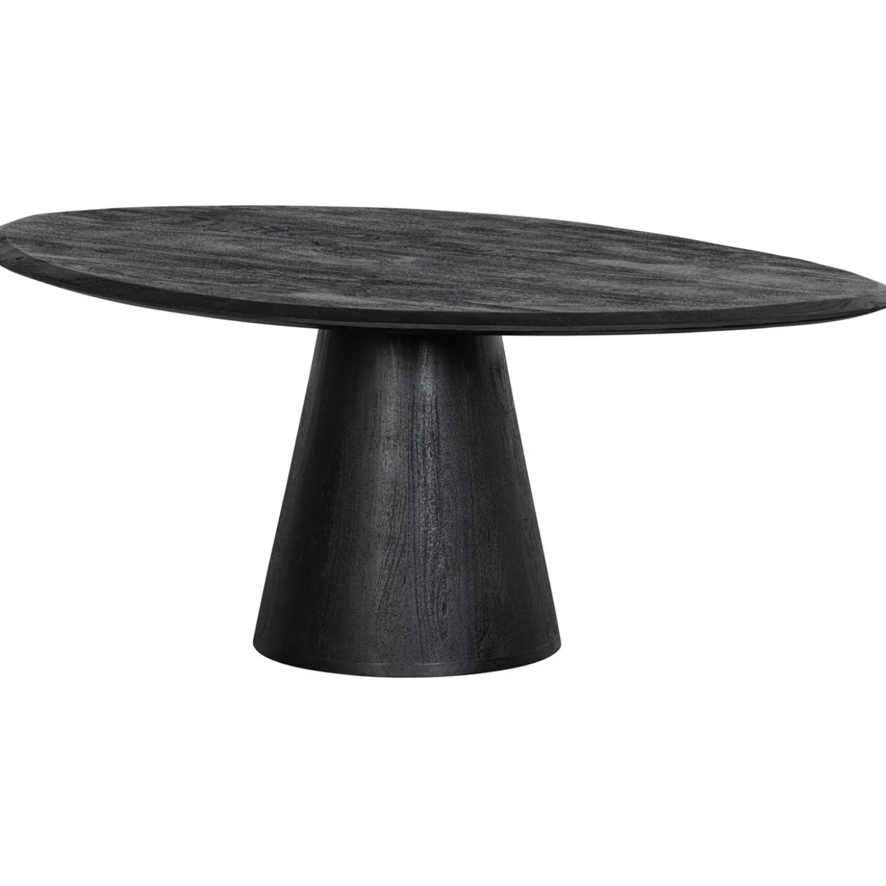 Posture salontafel mangohout zwart o120 cm