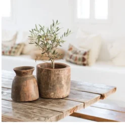 Pot Hout H26 cm